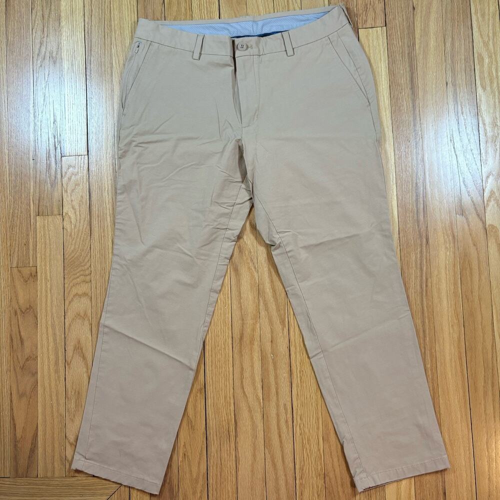 Vineyard Vines On The Go Pants Men’s 35x30 Flat Front Chino Performance Stretch